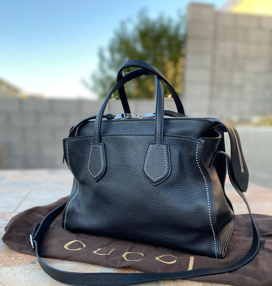 Gucci Studded Leather Ramble Tote