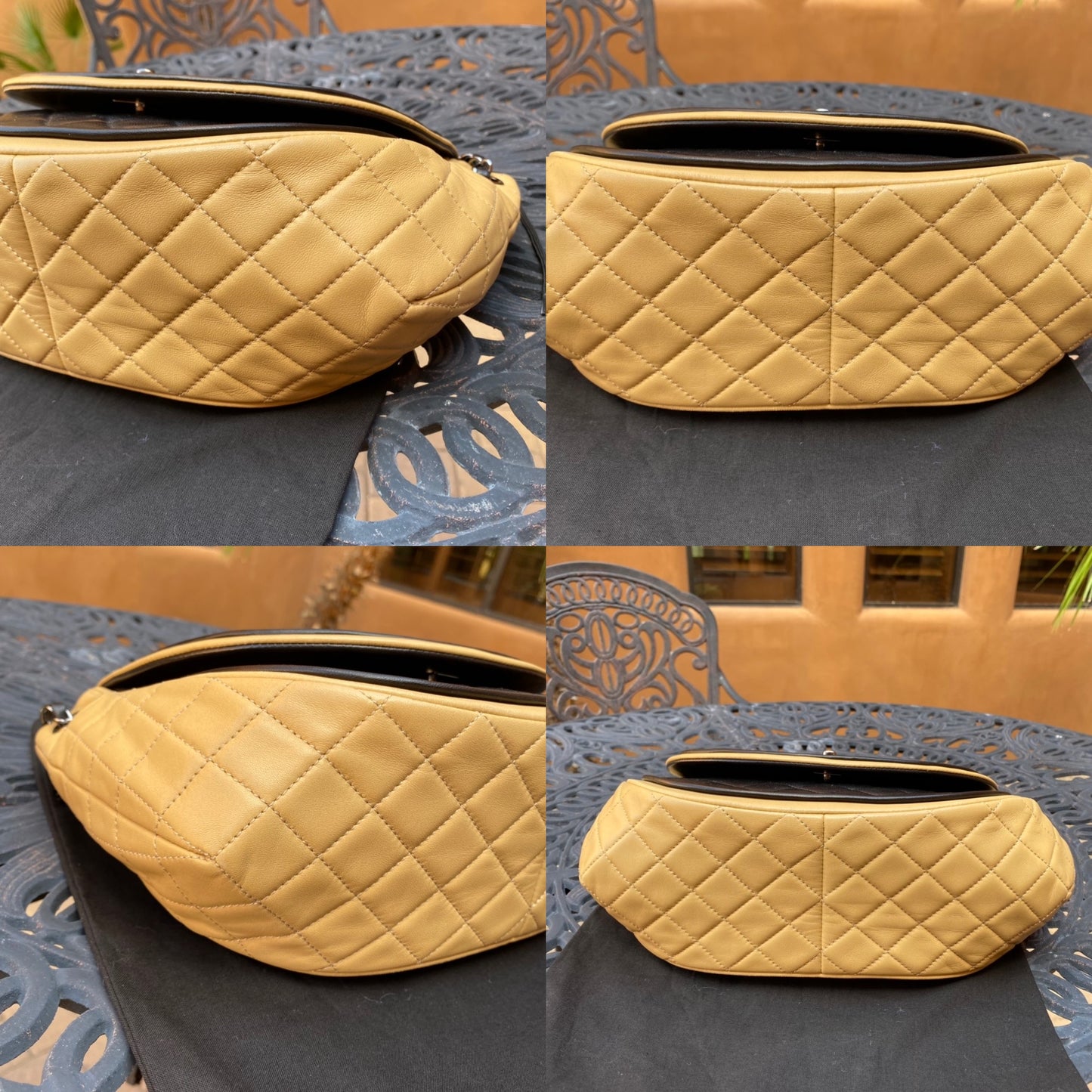 Chanel Classic Twist Crescent Quilted Flap Shoulder Bag