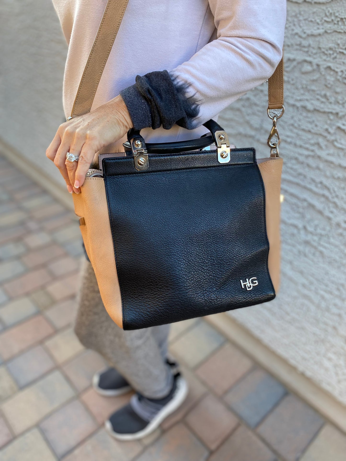 Givenchy HDG Calf Leather Shoulder Bag