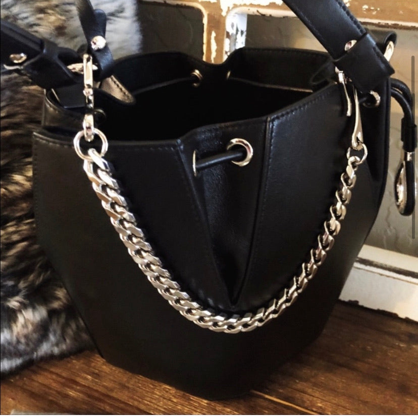 Alexander McQueen Chain Bucket Bag