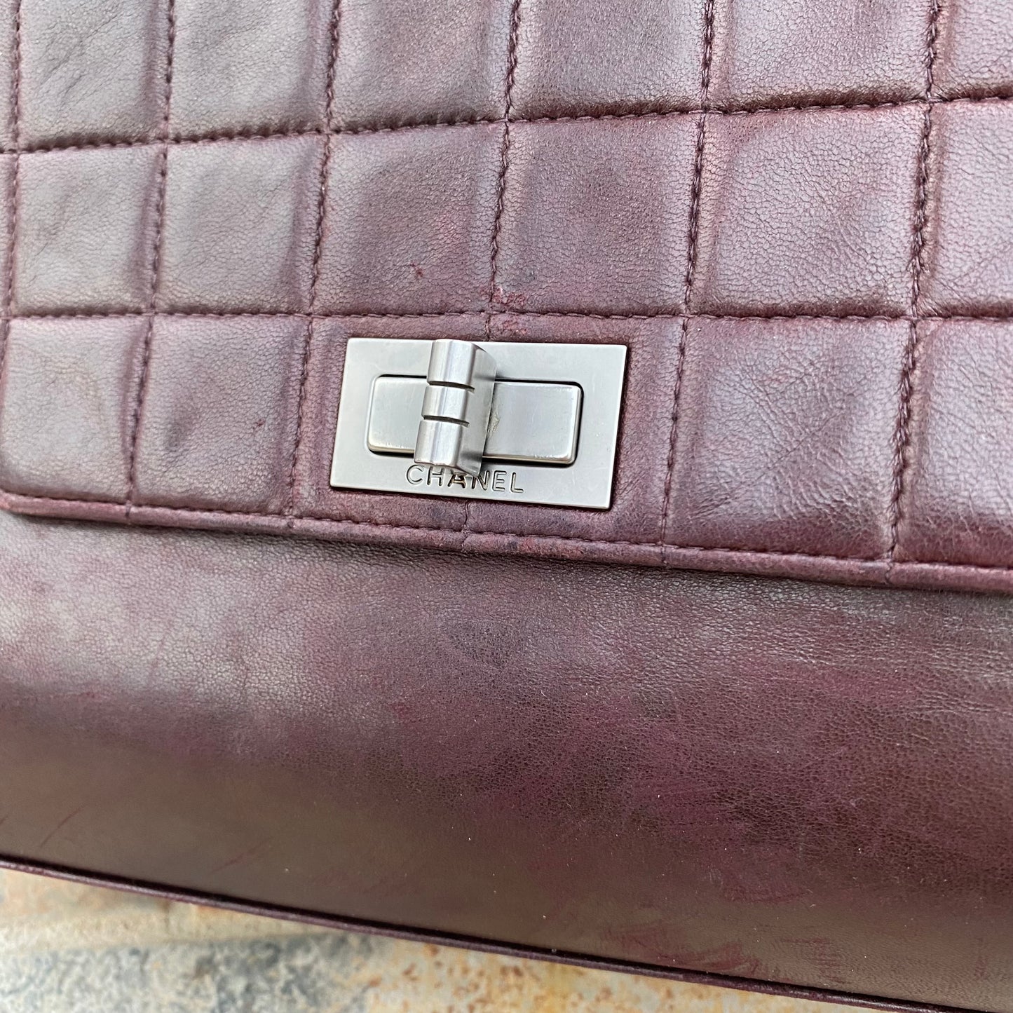 Chanel Vintage Square Quilt Reissue Accordion Flap Bag