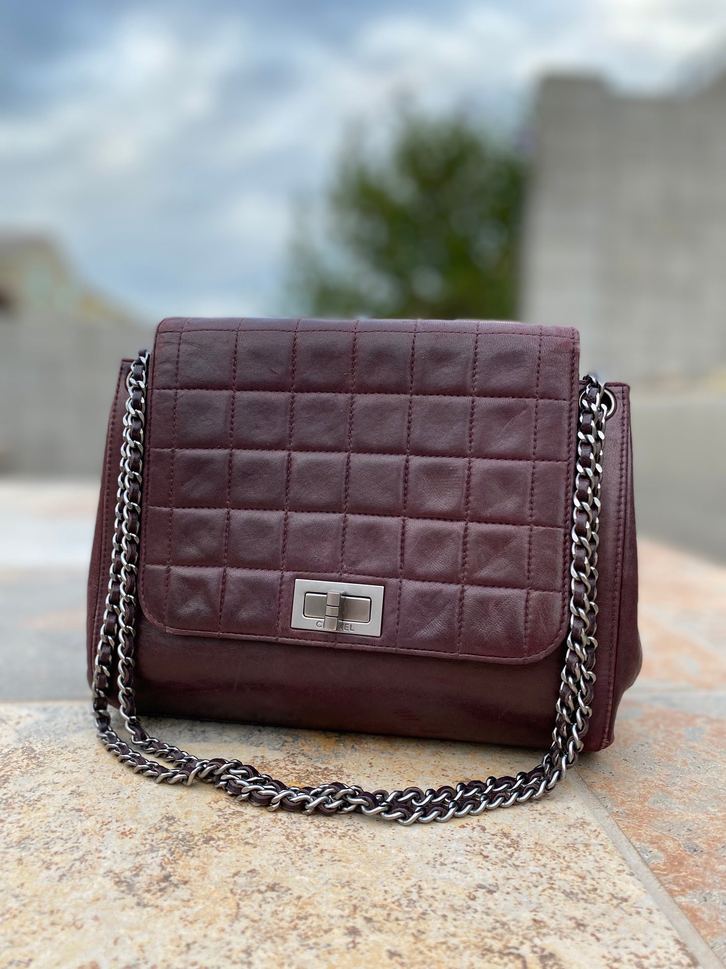 Chanel Vintage Square Quilt Reissue Accordion Flap Bag