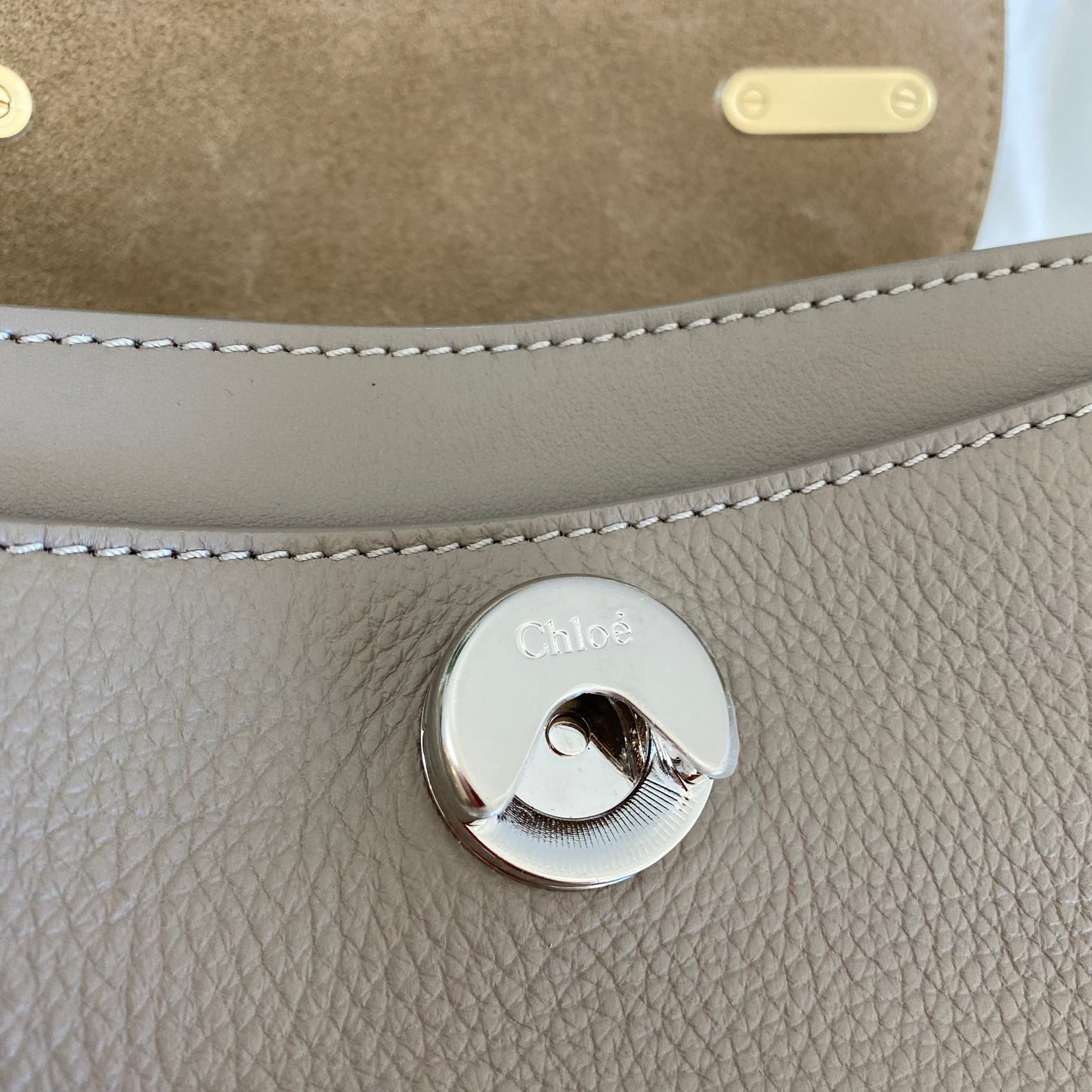 Chloe Mini Tess Day Bag Leather Satchel