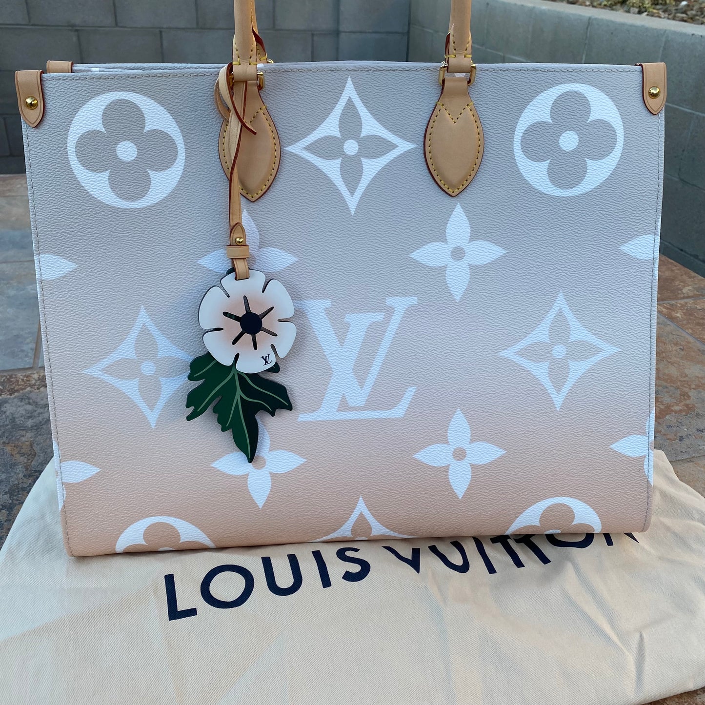 Louis Vuitton By The Pool Onthego GM Giant Monogram Tote