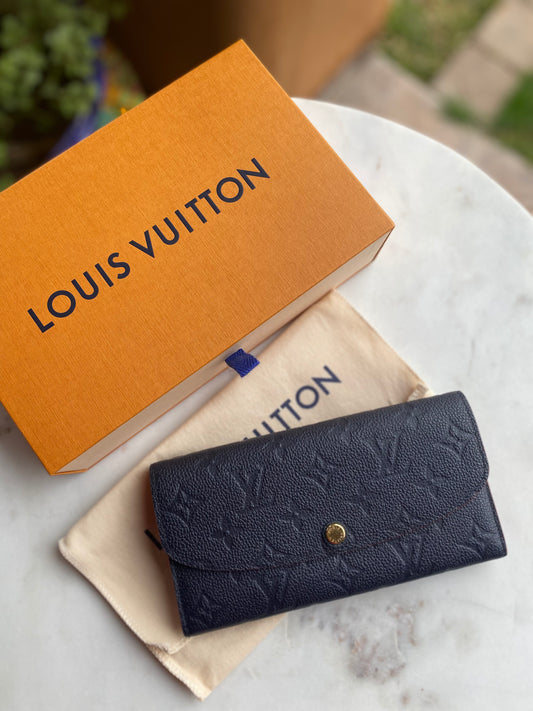 Louis Vuitton Empreinte Leather Emilie Monogram Wallet