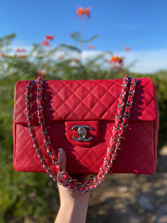 Chanel Soft Caviar Maxi Single Flap Shoulder Bag