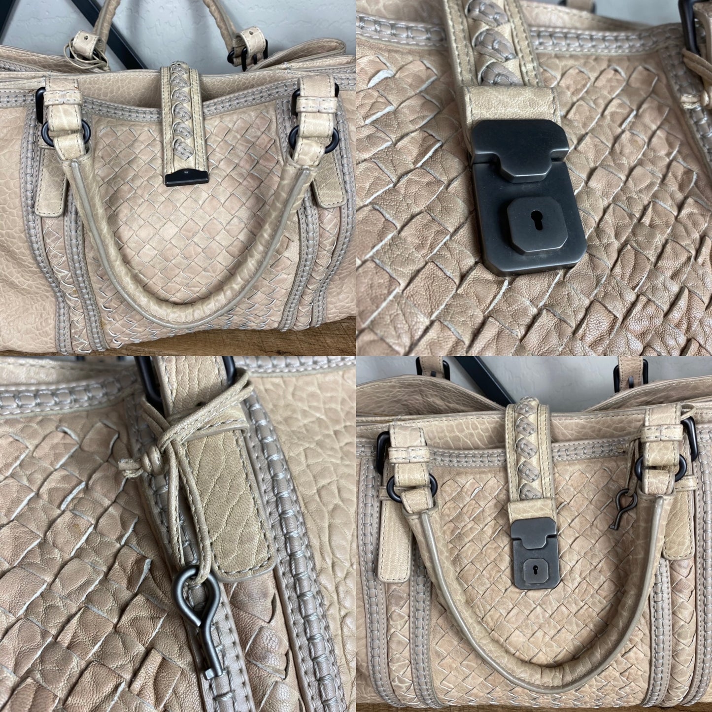 Bottega Veneta Leather Medium Roma Tote