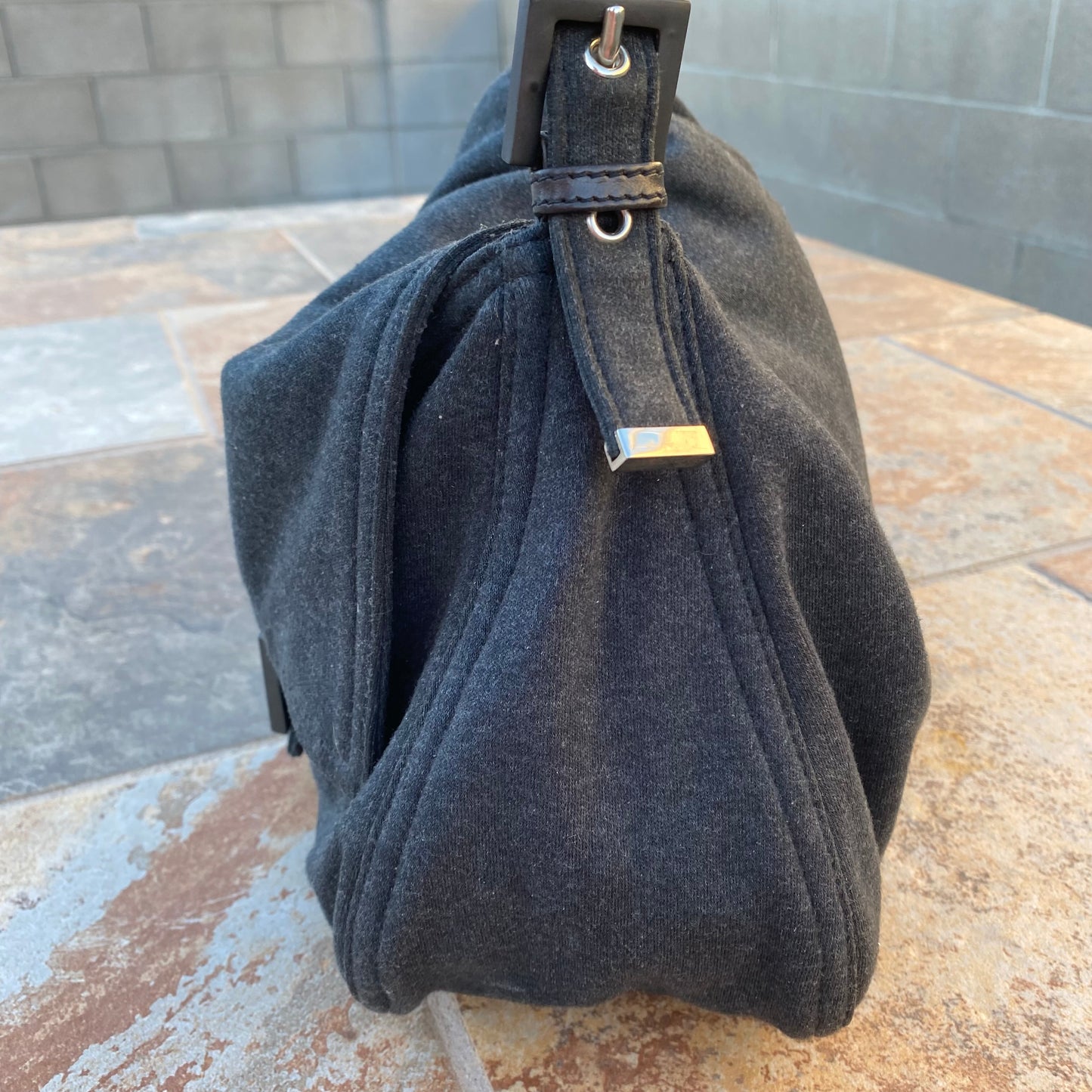 Fendi Wool Knit Mama Baguette Shoulder Bag