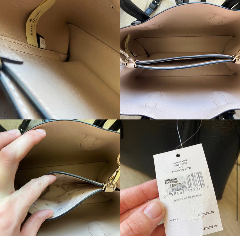 Kate Spade New York Eva Leather Satchel Crossbody