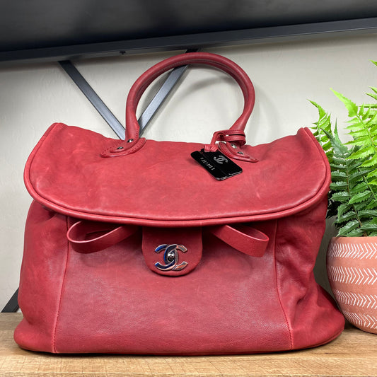 Chanel Large Leather CC Travel Bag