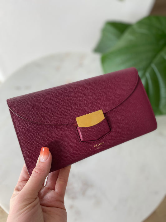 Celine Trotteur Large Flap Multifunctional Wallet