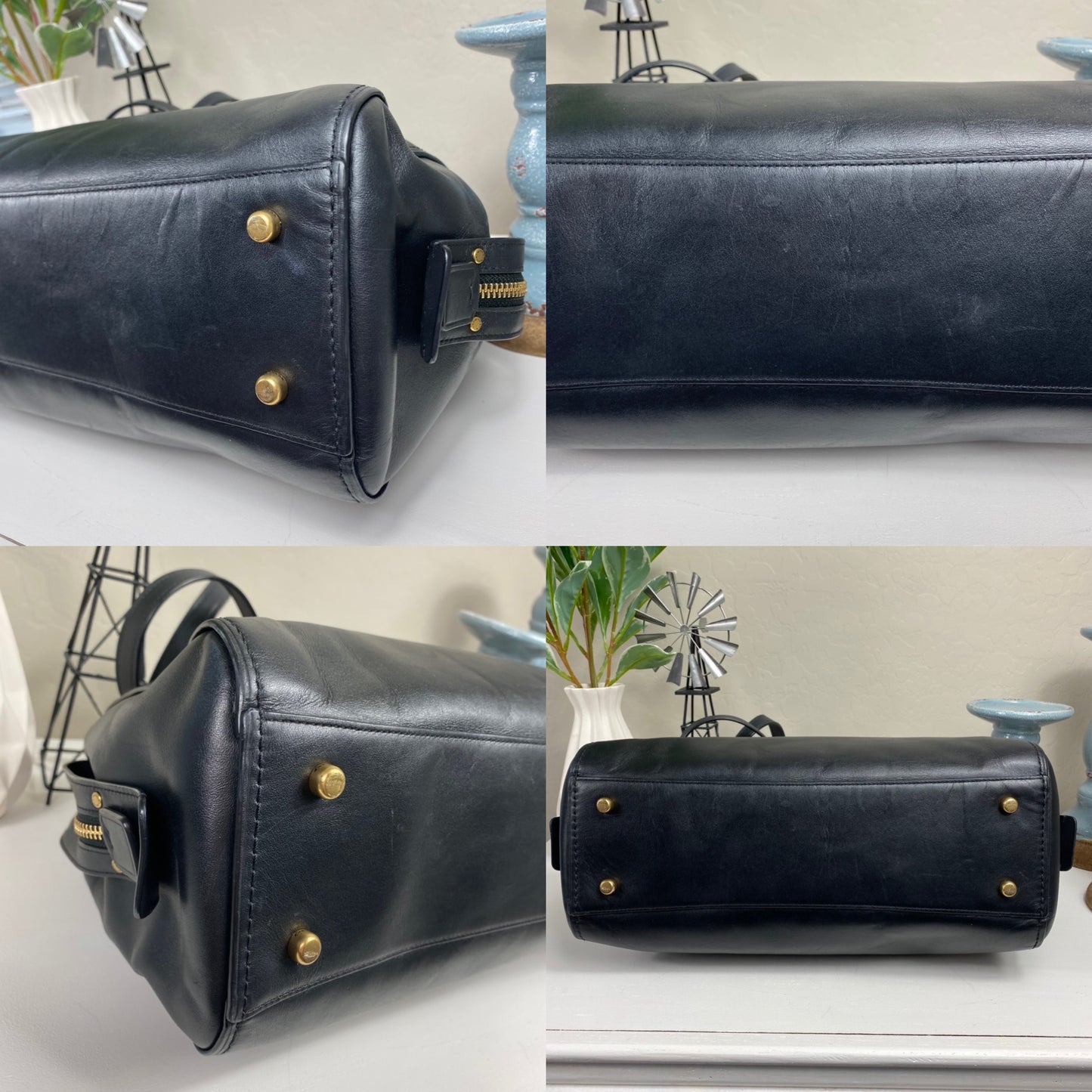 Coach Parker Leather Shoulder Bag