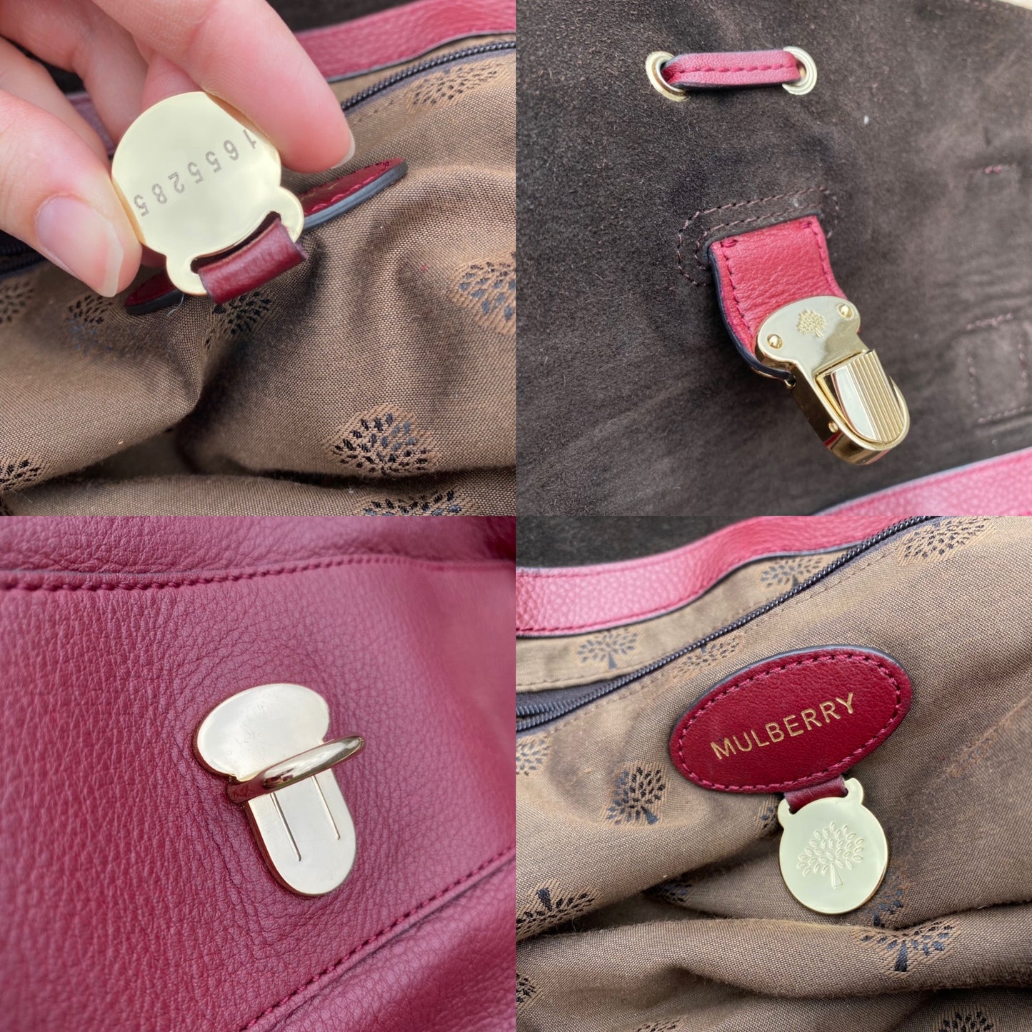 Mulberry Alexa Studded Leather Hobo Bag