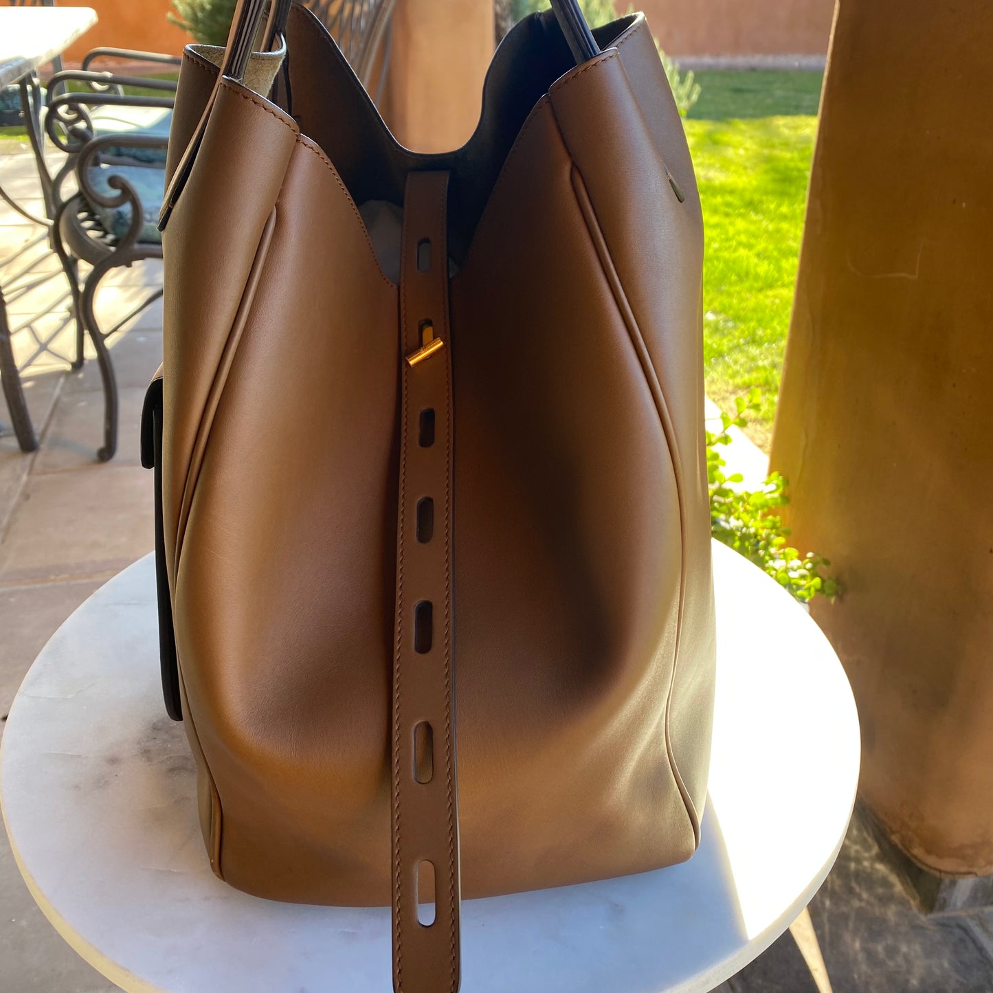 Tom Ford Hollywood Leather T Twist Tote