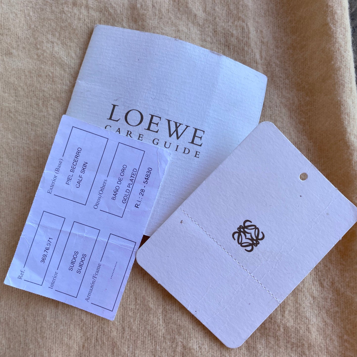 Loewe Leather Calle Lock Hobo