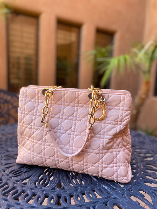 Dior Large Soft Lady Dior Cannage Tote