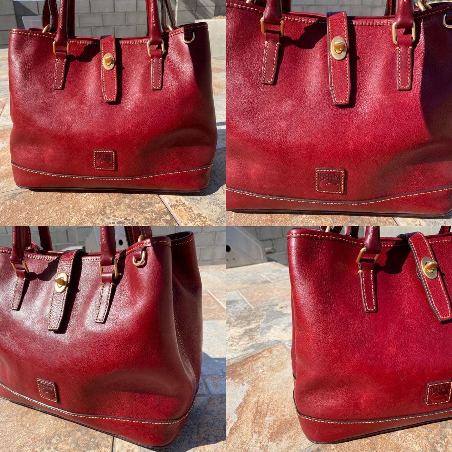 Dooney & Bourke Perry Bordeaux Tote