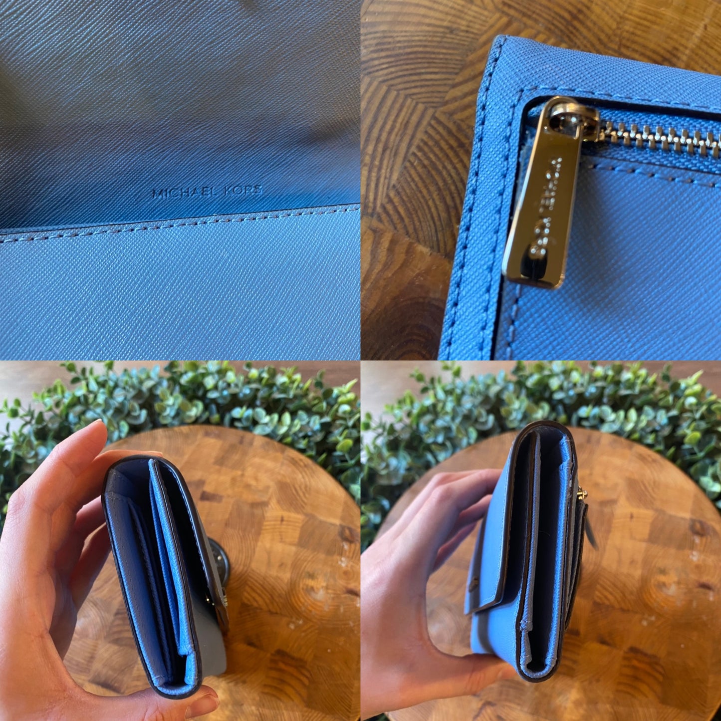 Michael Kors Leather Snap Wallet