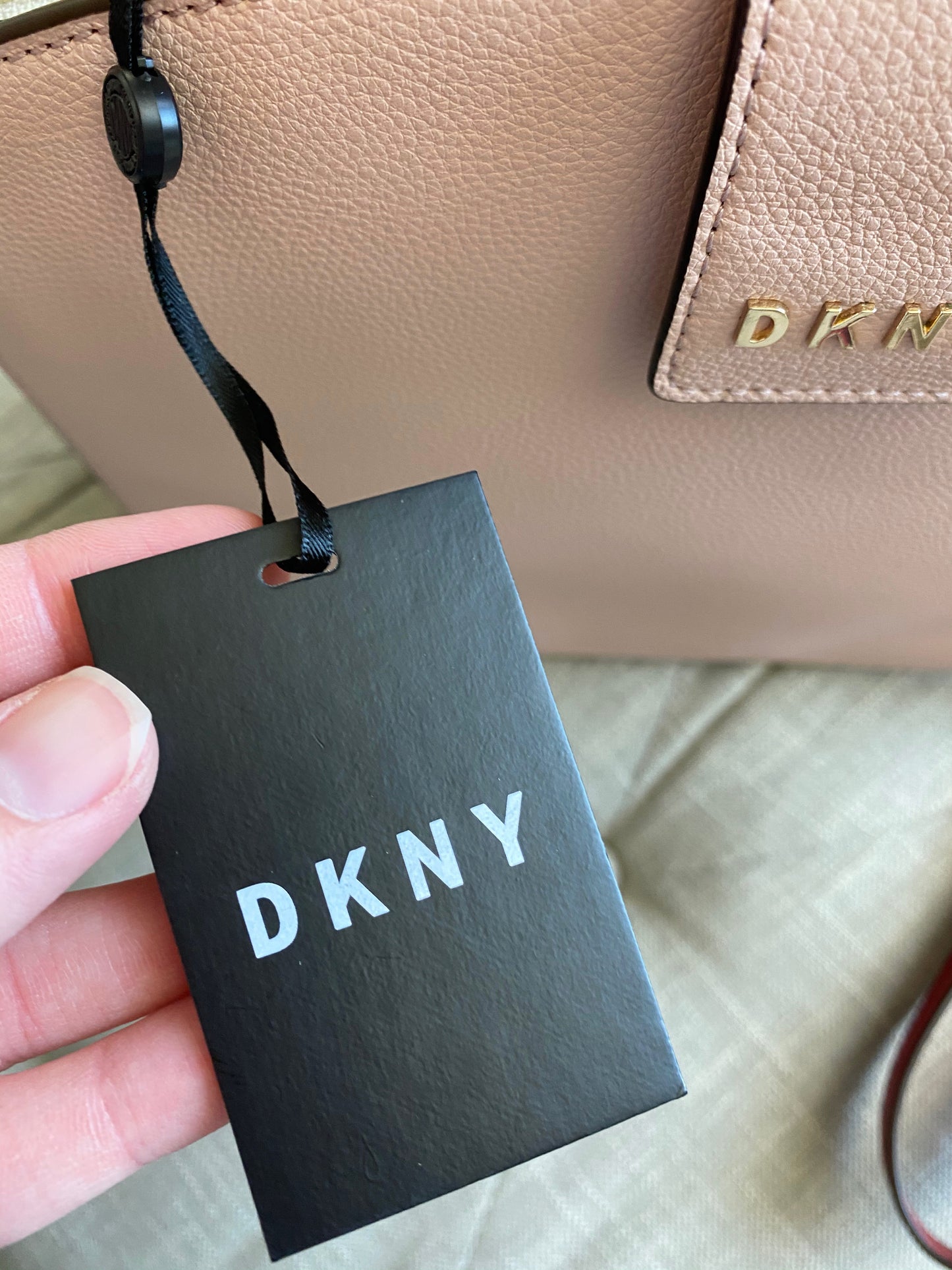 DKNY Clara Leather Satchel Crossbody Bag