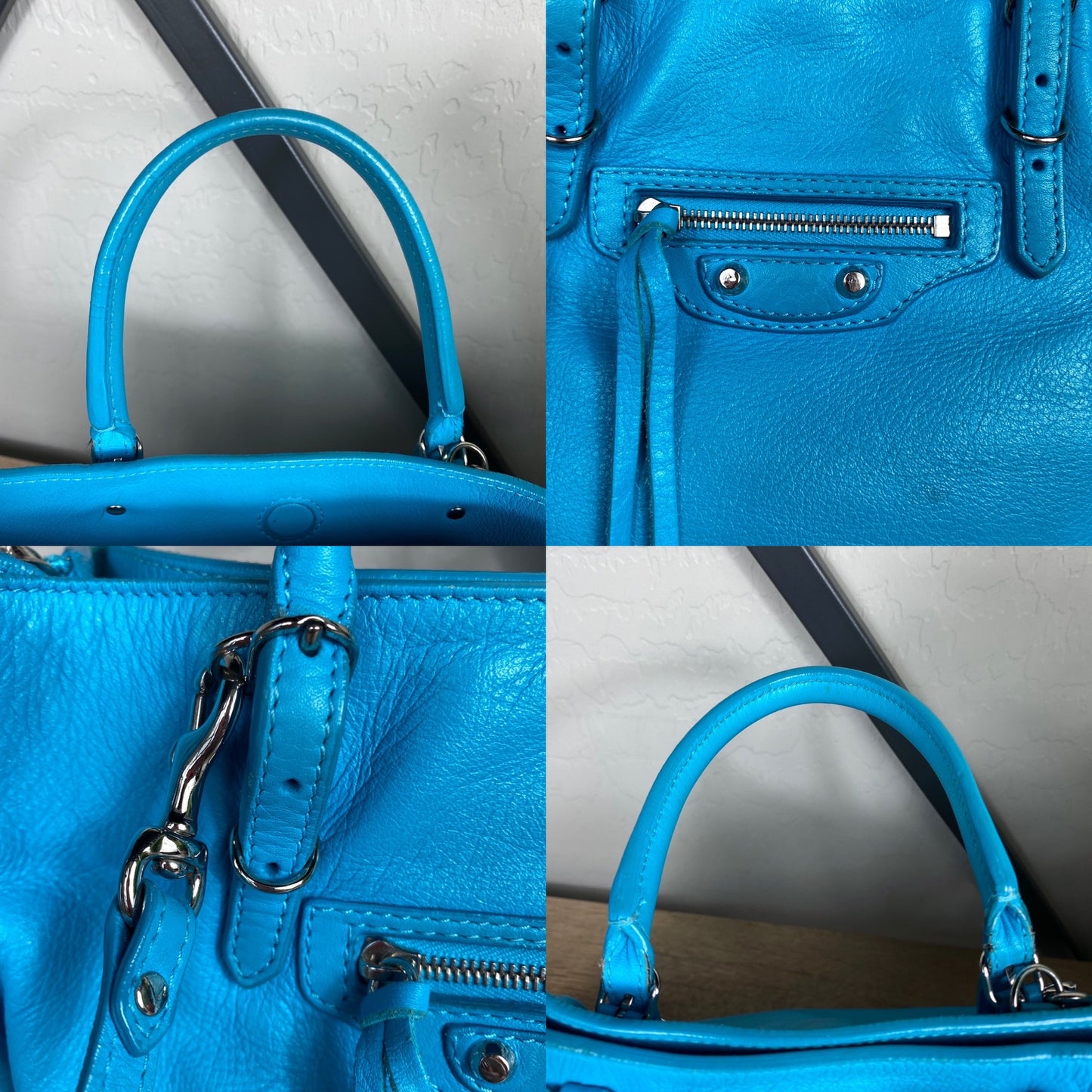 Balenciaga Papier A6 Mini Zip Around Satchel Crossbody