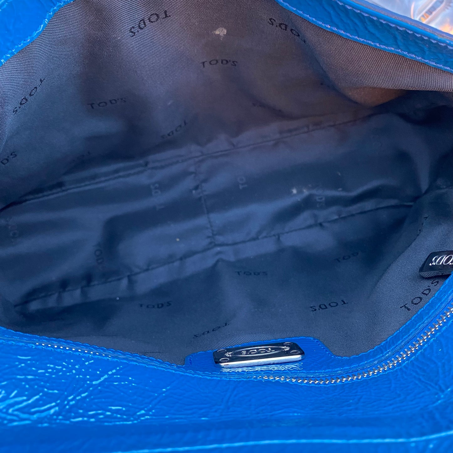 Tod's Signature Embossed Leather Flap Shoulder Bag