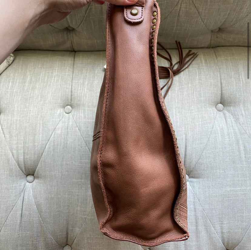 The Sak Sequoia Tooled Leather Hobo Shoulder Bag