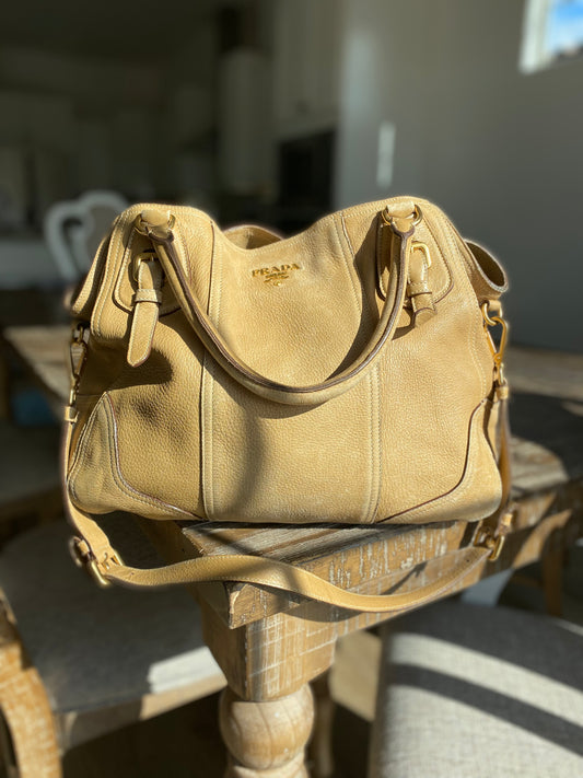 Prada Cervo Antik Satchel