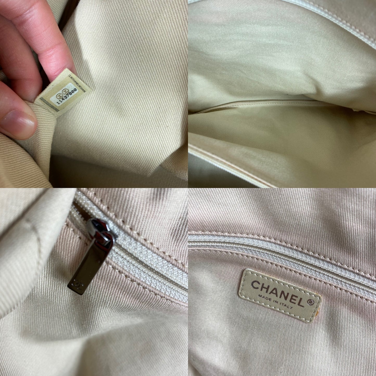 Chanel Large Leather CC Travel Bag