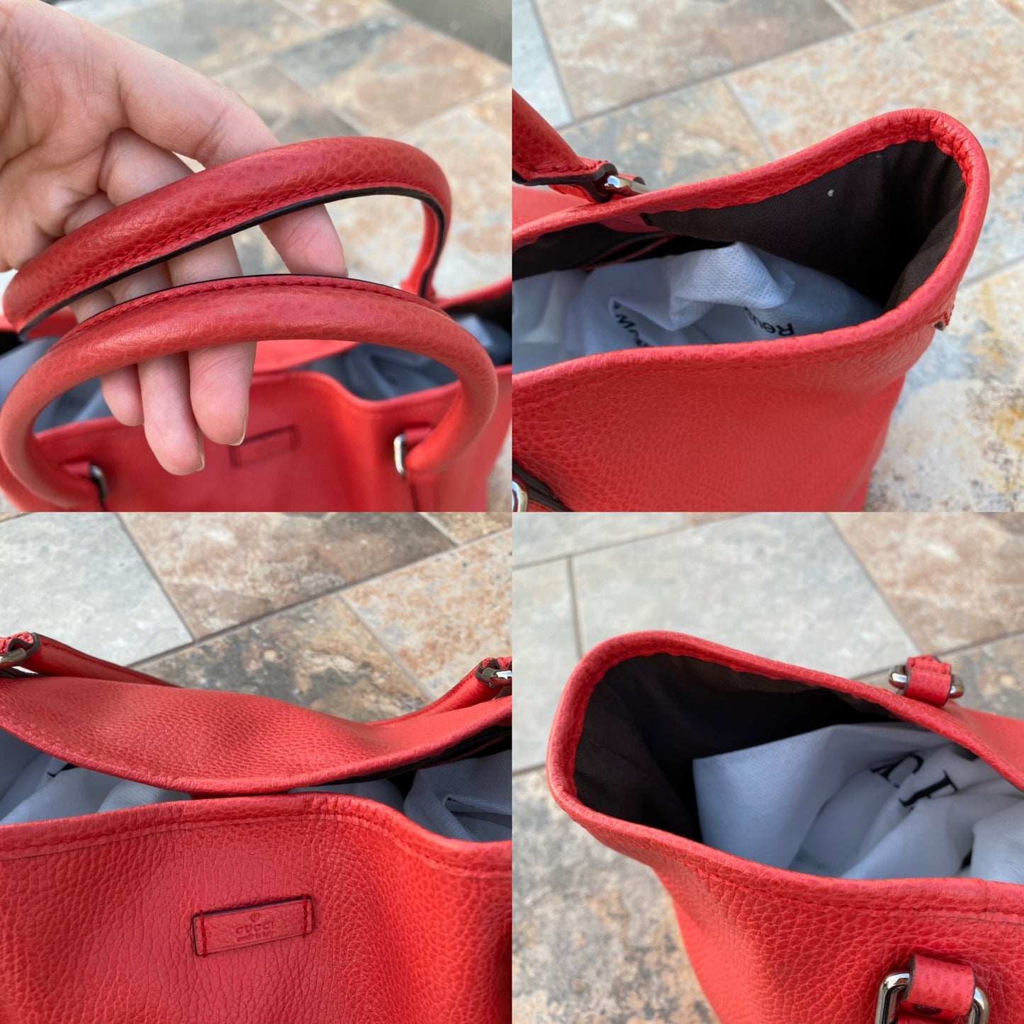 Gucci Large Leather Joy Tote