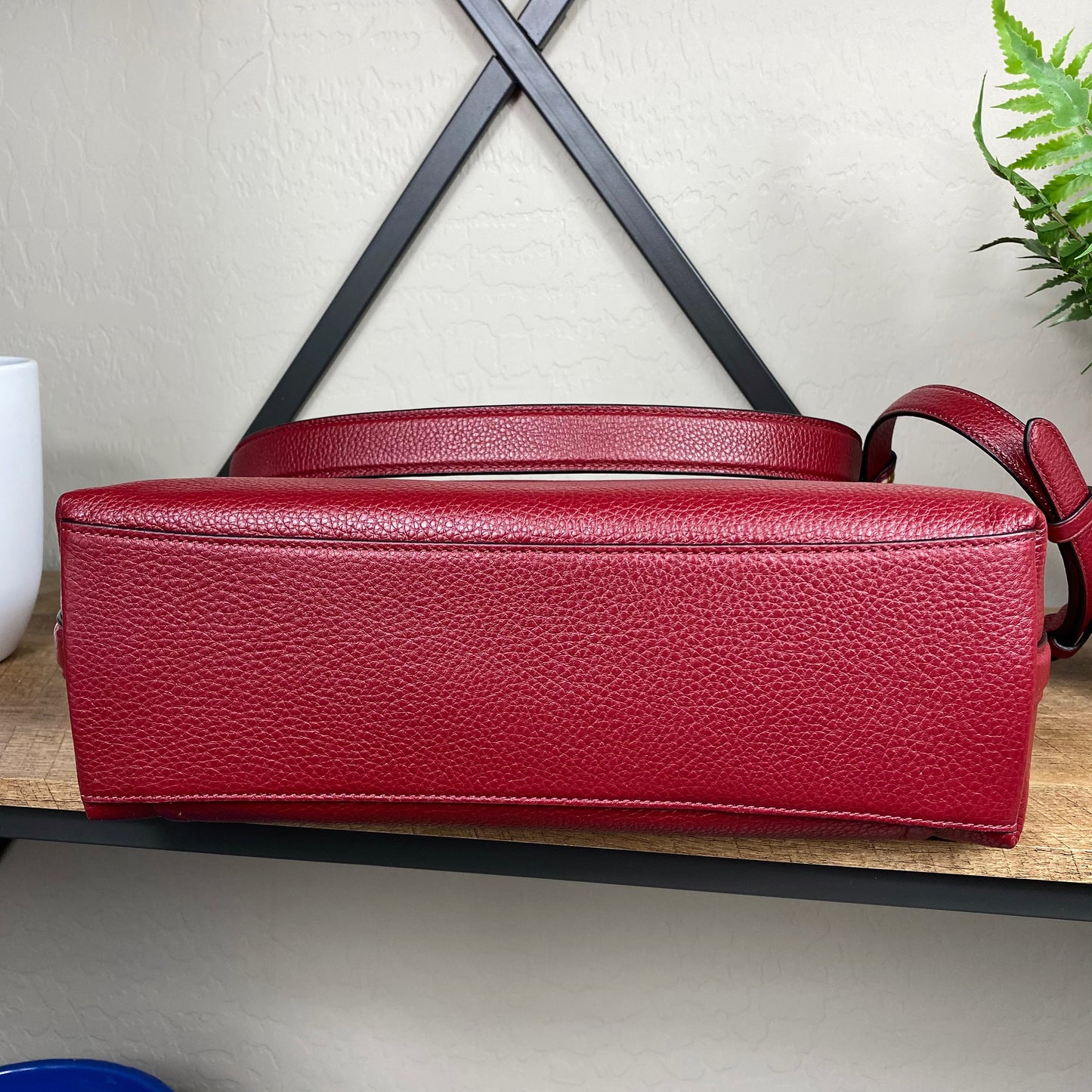 Coach Marlon Pebbled Leather Hobo Crossbody