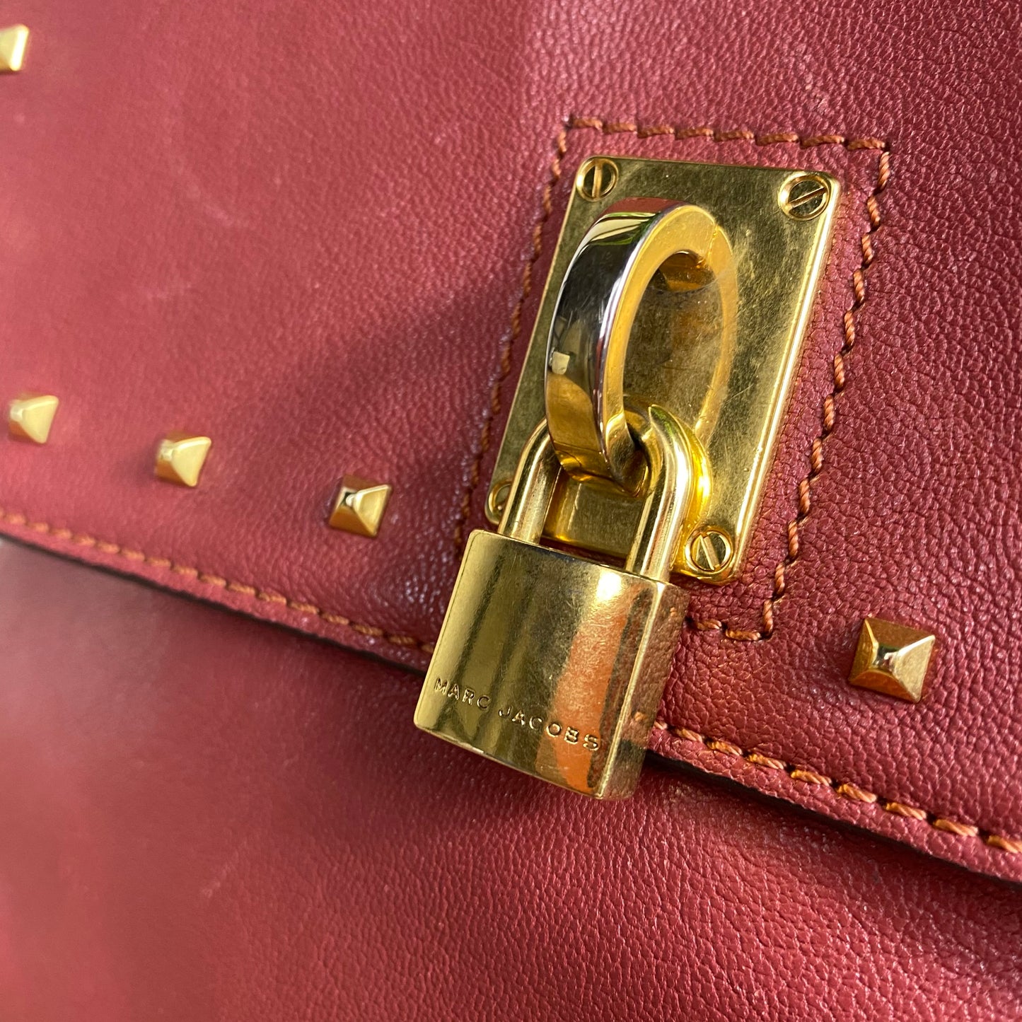 Marc Jacobs Leather Paradise Studded Handbag