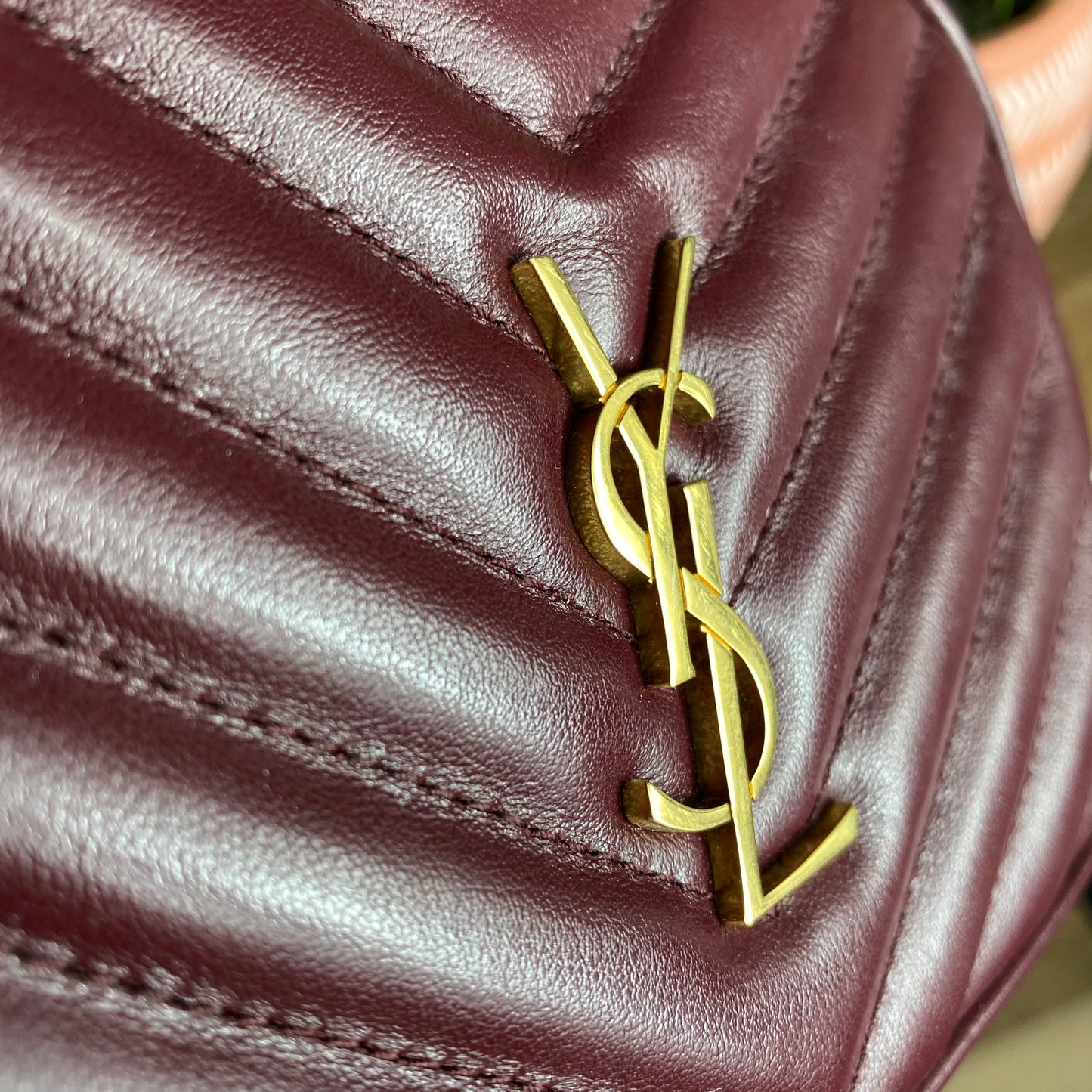 Saint Laurent Lou Belt Bag in Matelassé Leather