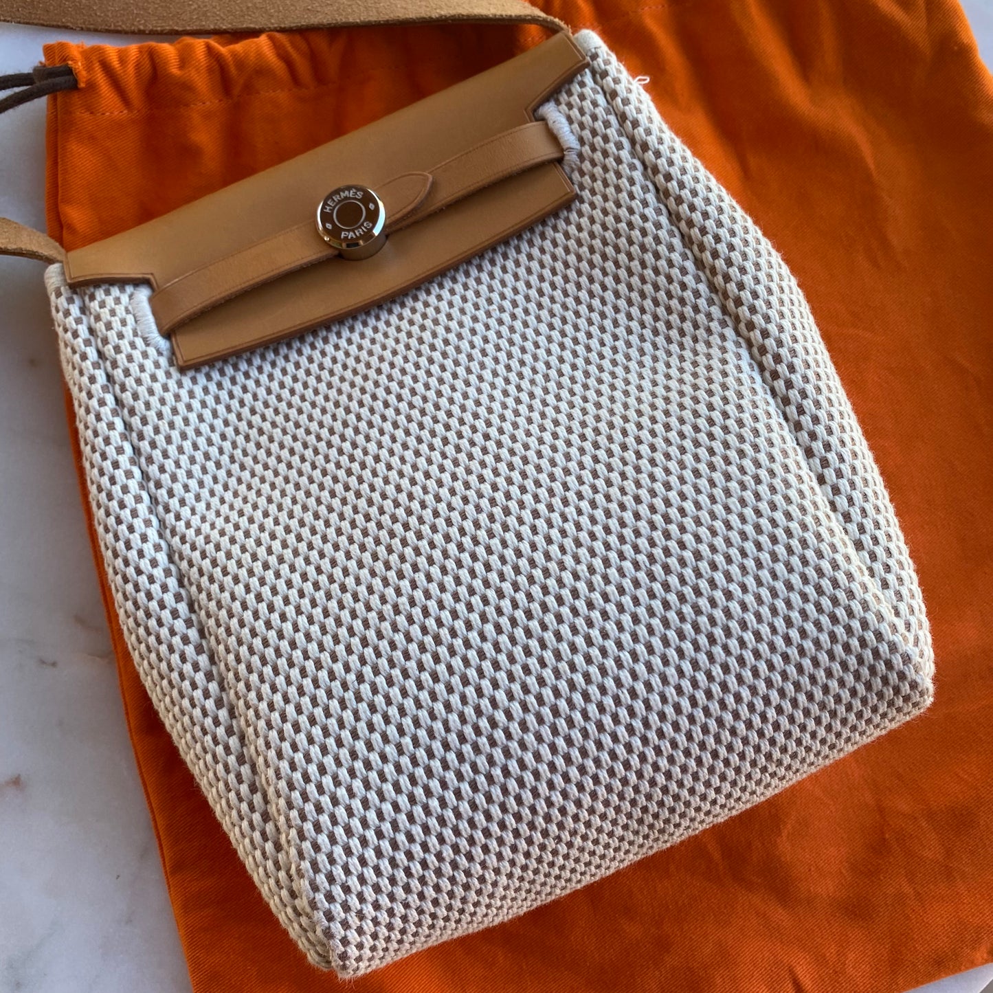 Hermès Toile Herbag TPM Crossbody