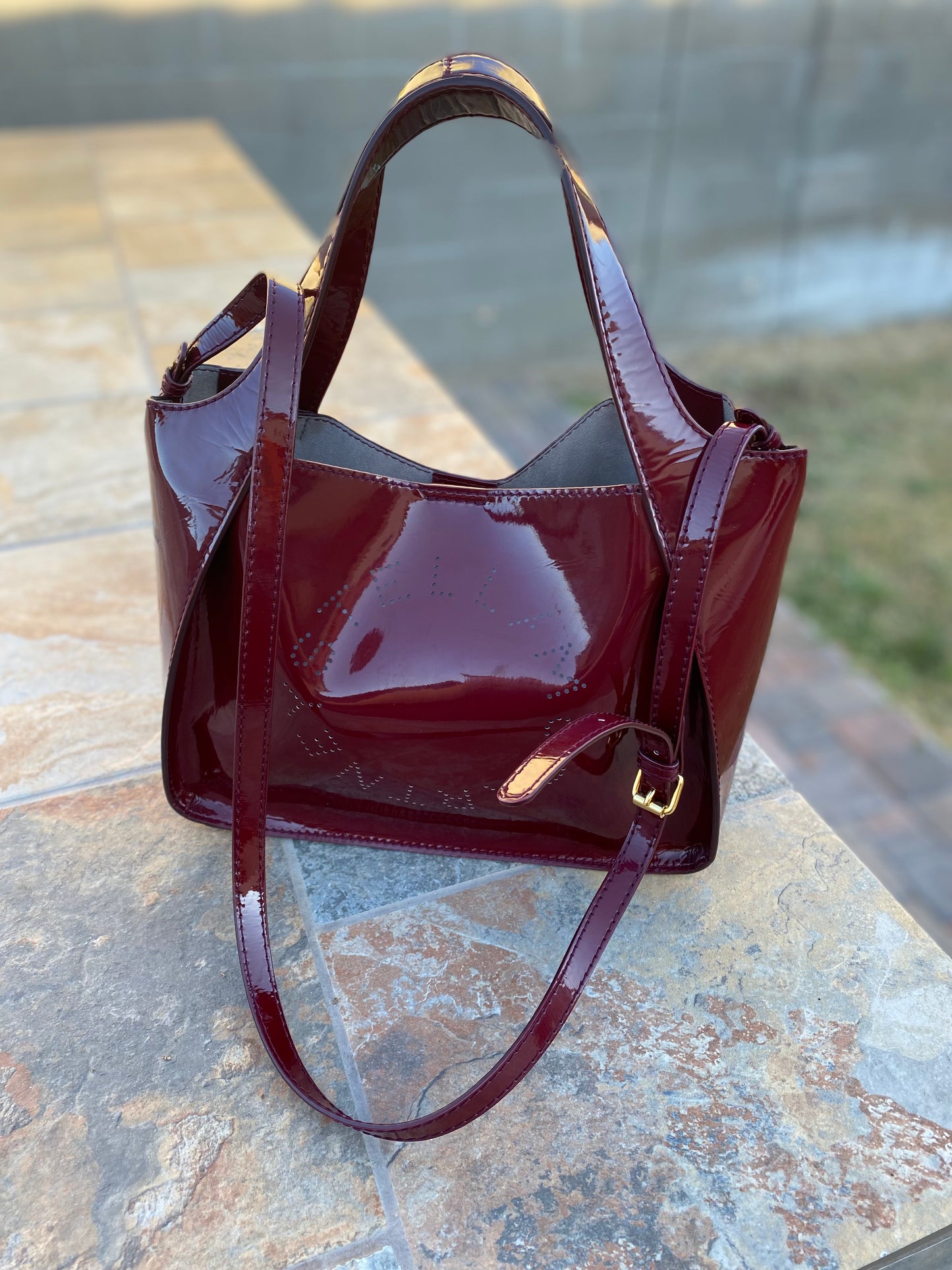 Stella McCartney Stella Vegetarian Patent Leather Tote