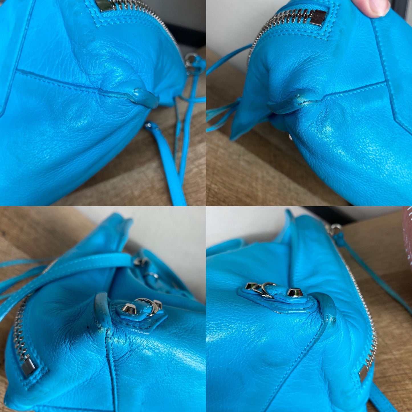 Balenciaga Papier A6 Mini Zip Around Satchel Crossbody