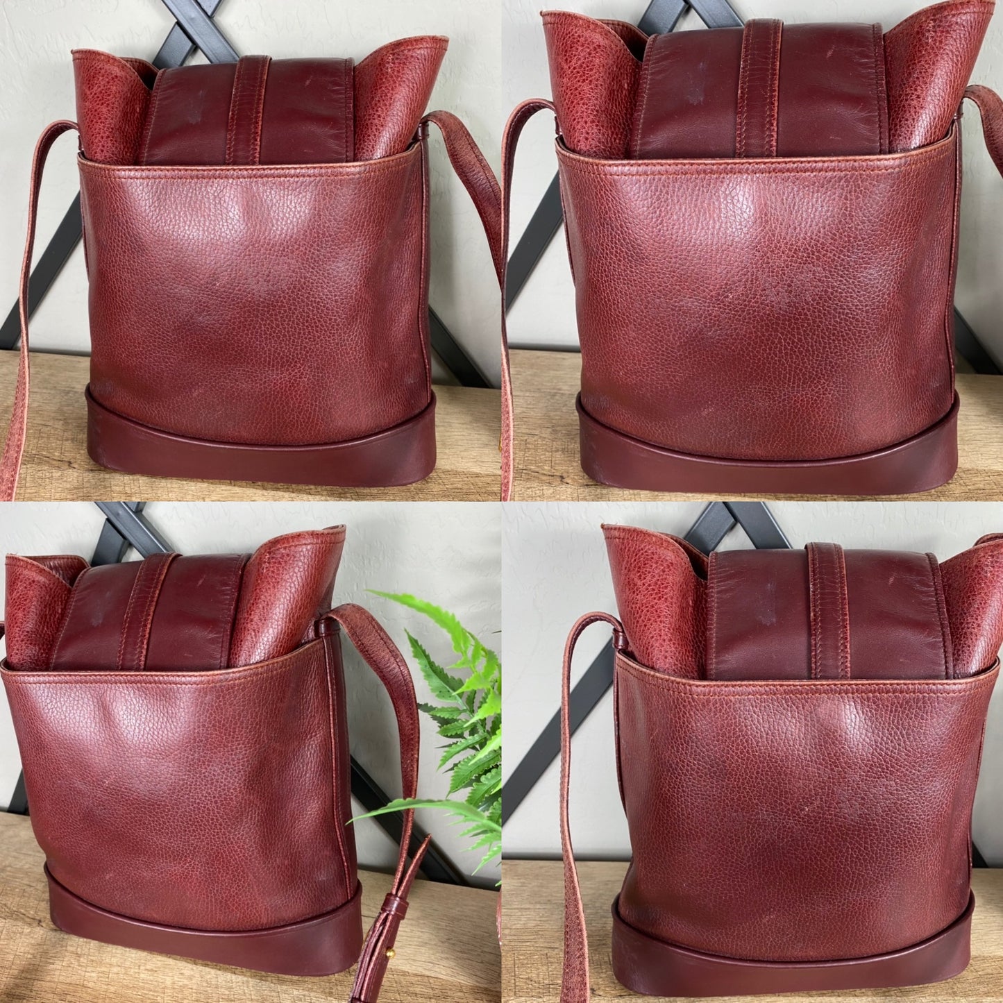 Cartier Bordeaux North South Leather Crossbody