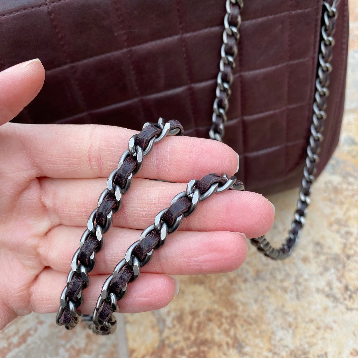 Chanel Vintage Square Quilt Reissue Accordion Flap Bag