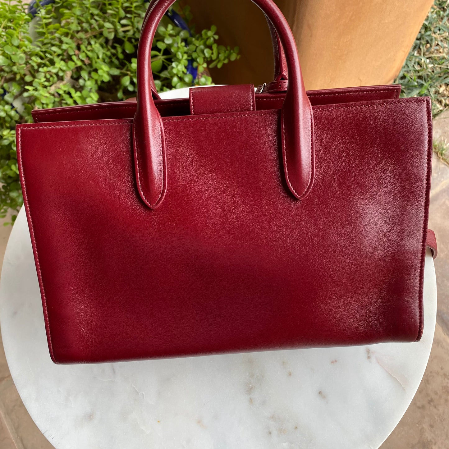 Saint Laurent Medium Jane Leather Shoulder Bag