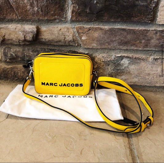 Marc Jacobs The Box Yellow Leather Crossbody