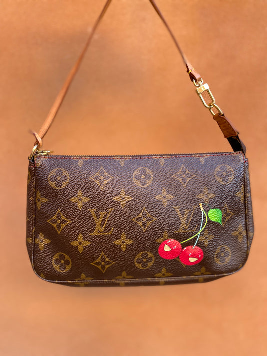Louis Vuitton Monogram Cerises Pochette Accessoires
