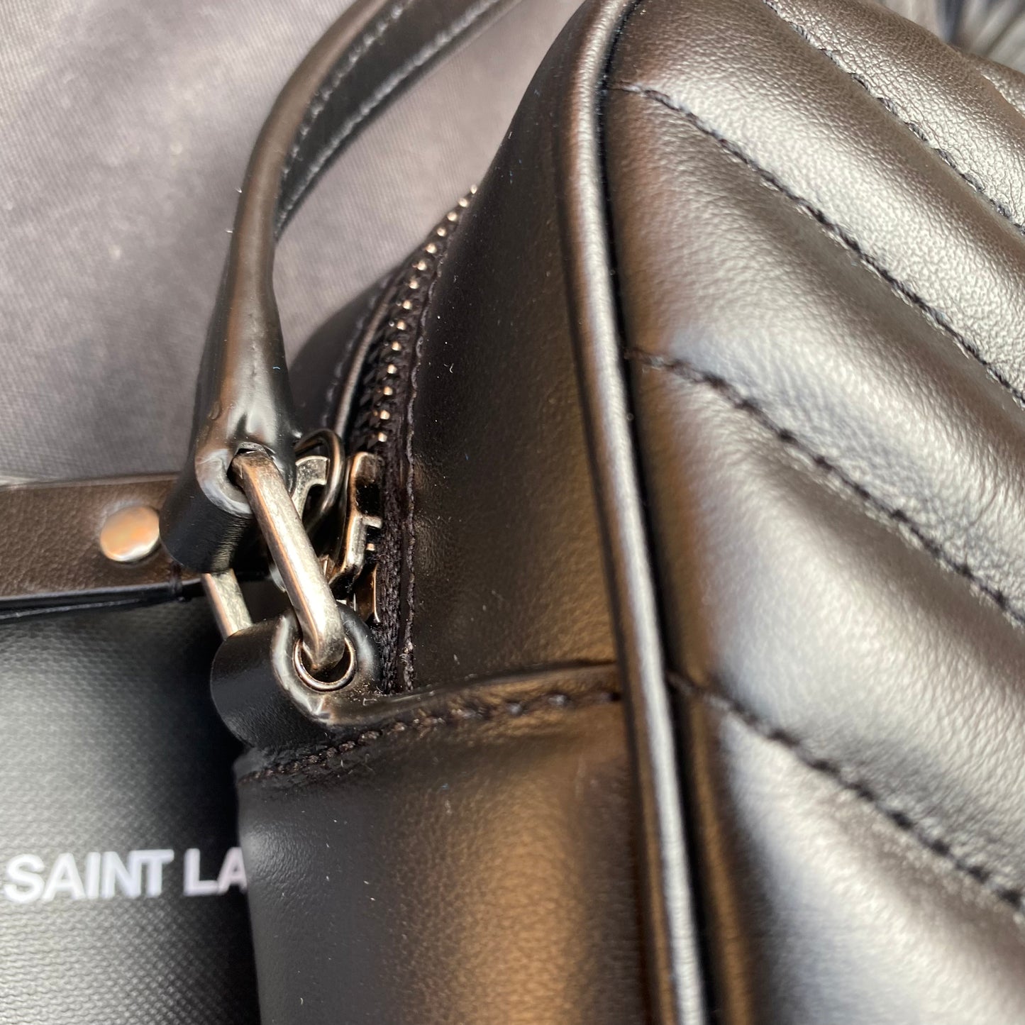 Saint Laurent Lou Matelassé Leather Camera Bag