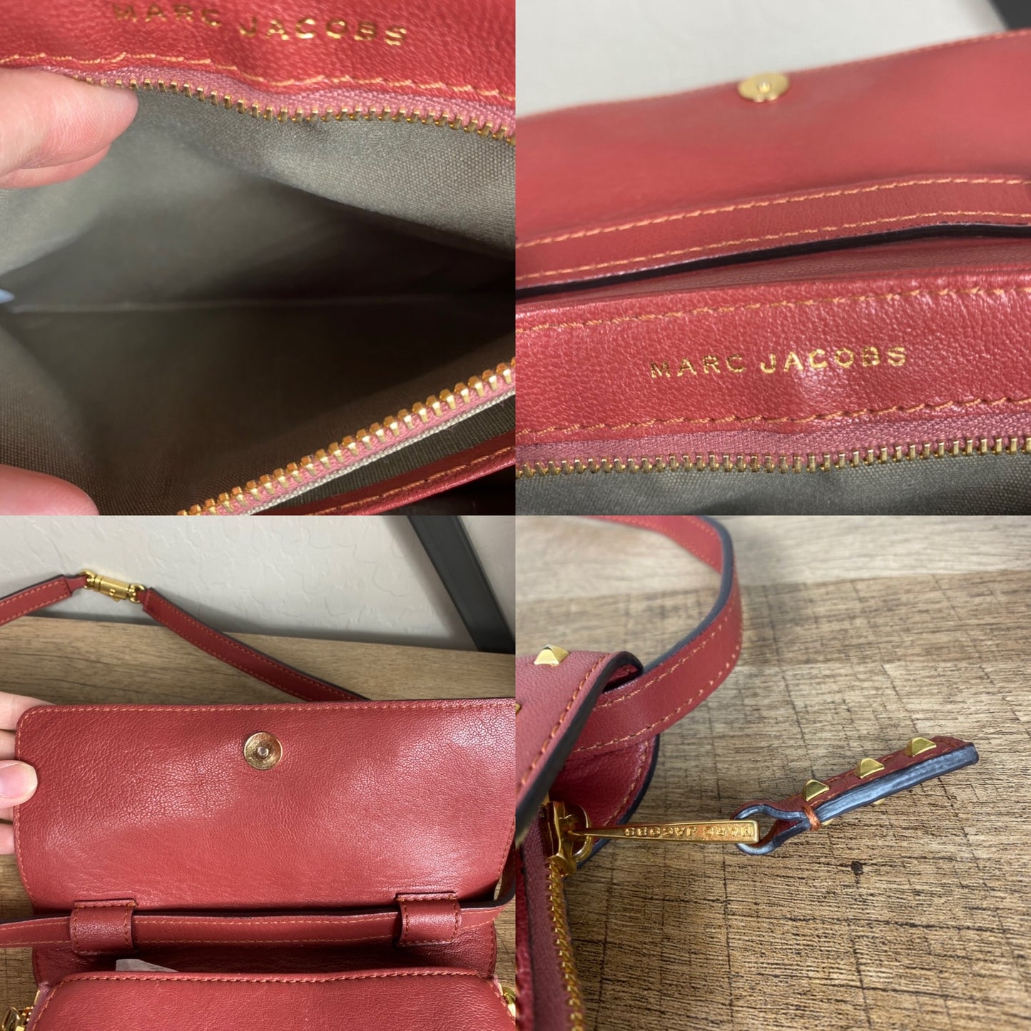 Marc Jacobs Leather Paradise Studded Handbag