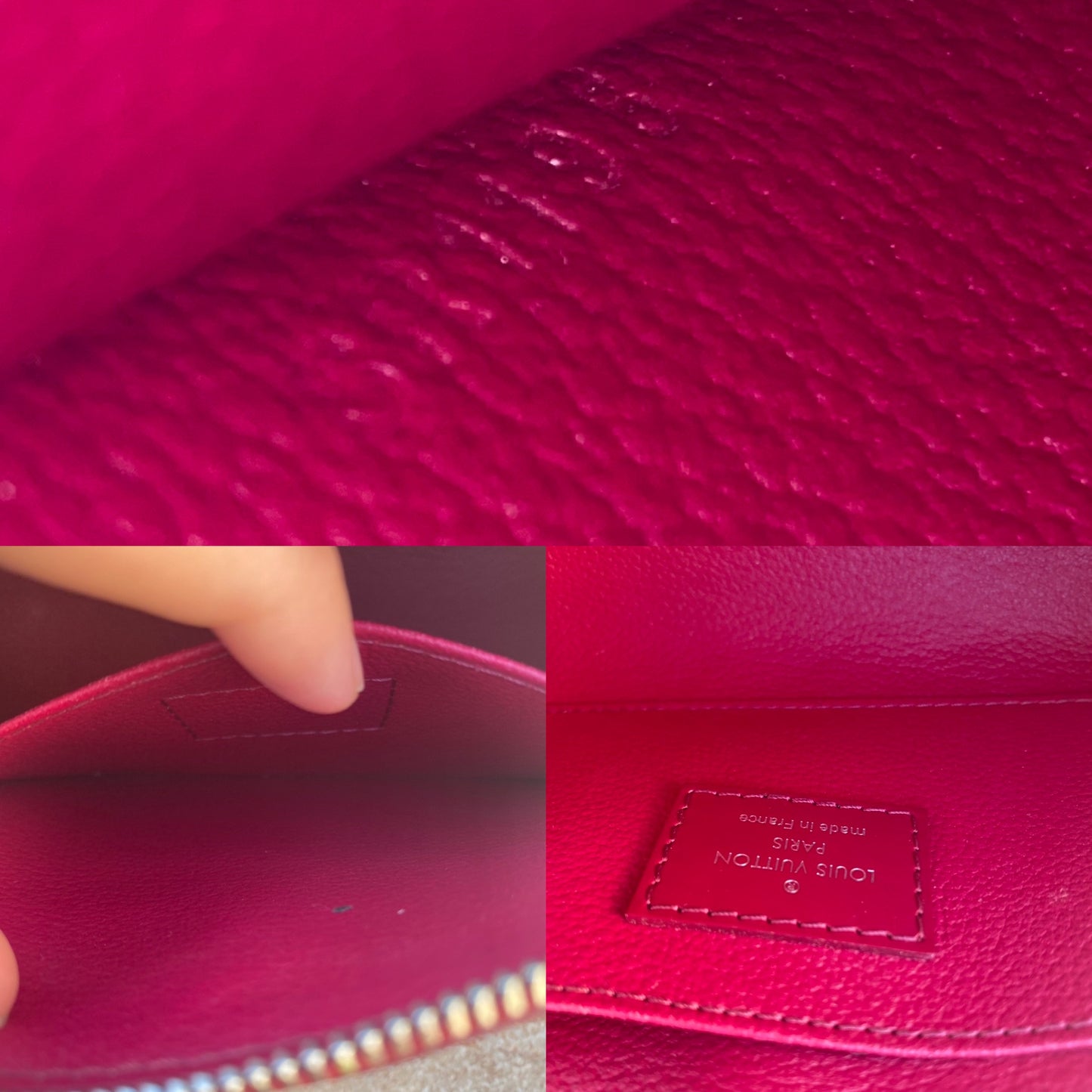 Louis Vuitton Epi Cosmetic Bag