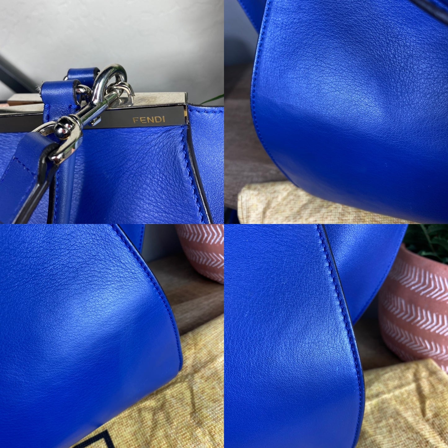Fendi 3Jours Medium Top Handle Leather Satchel