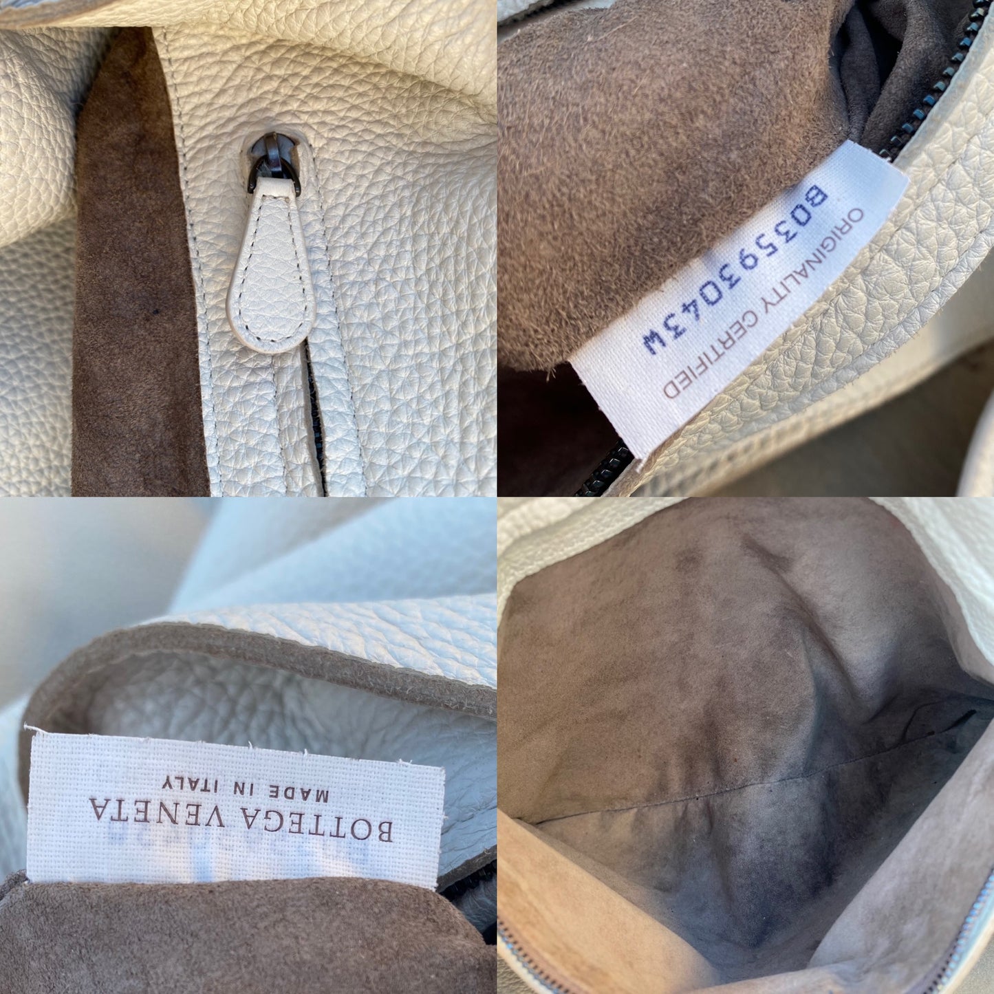 Bottega Veneta Cervo Leather Loop Hobo Bag