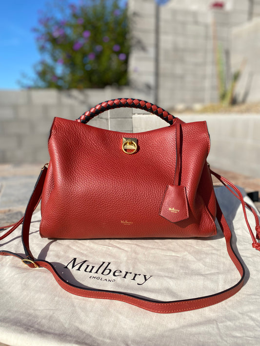 Mulberry Iris Large Leather Shoulder Bag