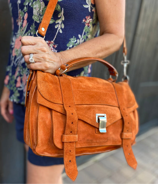 Proenza Schouler Suede Medium PS1 Satchel