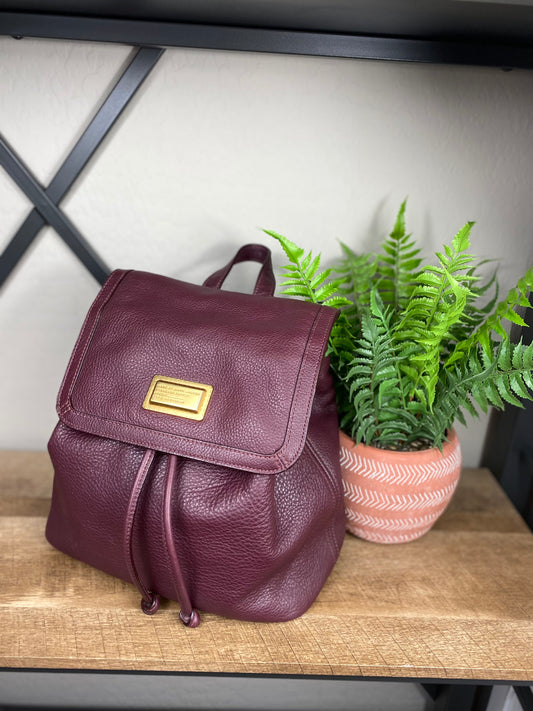 Marc Jacobs Take Your Marc Leather Backpack