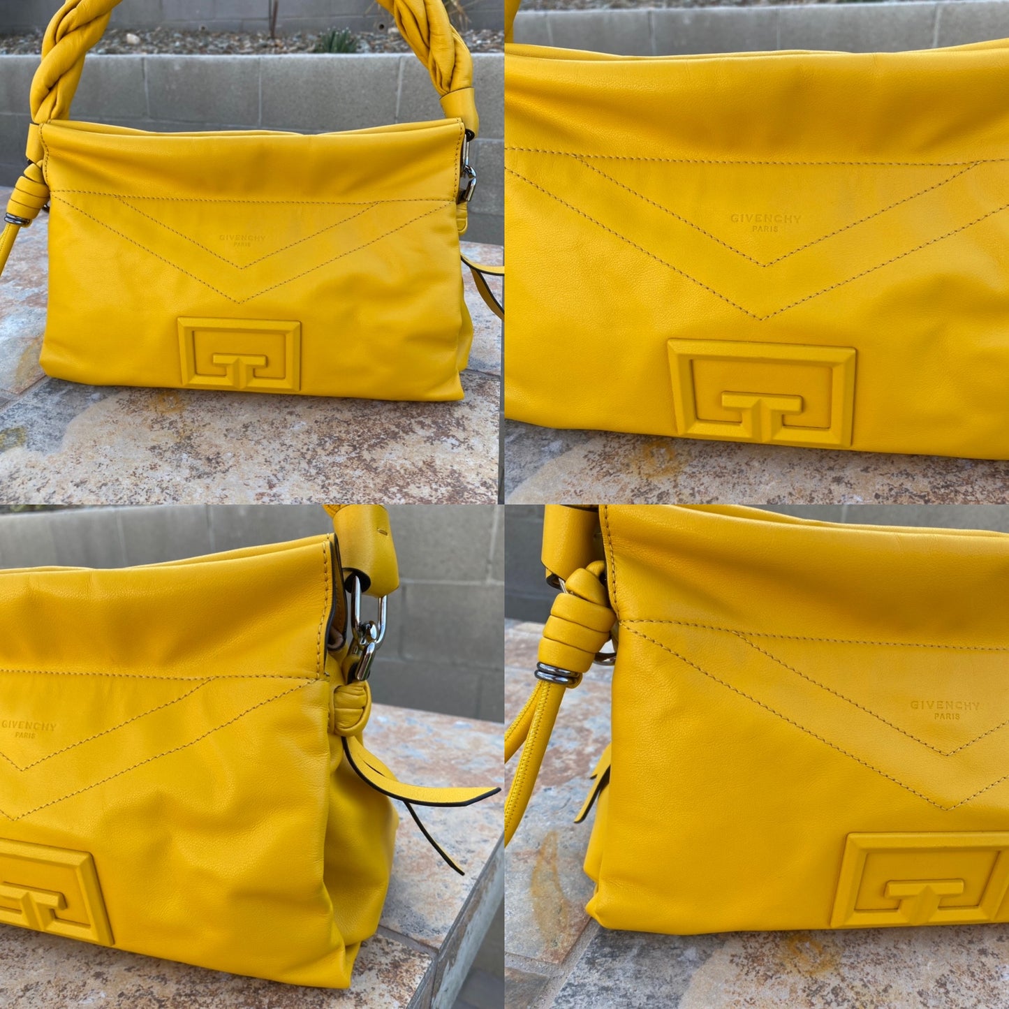 Givenchy ID93 Medium Leather Shoulder Bag