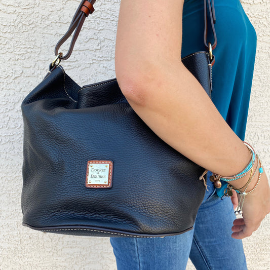 Dooney & Bourke Pebble Grain Thea Feed Bag